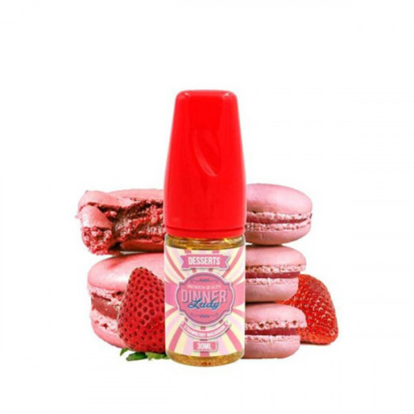 Концентрат за база Dinner Lady - STRAWBERRY MACAROON 30ml