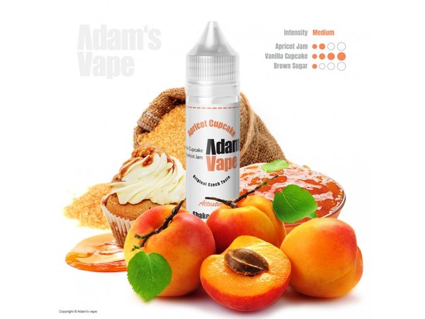 Безникотинова течност - Adam's Vape - Apricot Cupcake