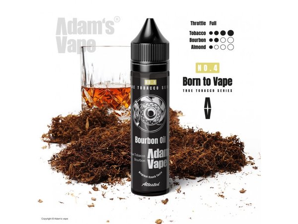 Безникотинова течност - Adam's Vape - Bourbon Oil