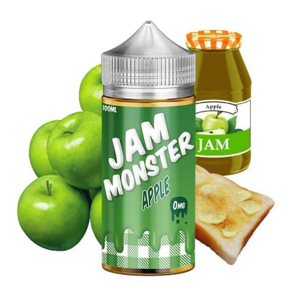 Безникотинова течност - Jam Monster - Apple 120ml