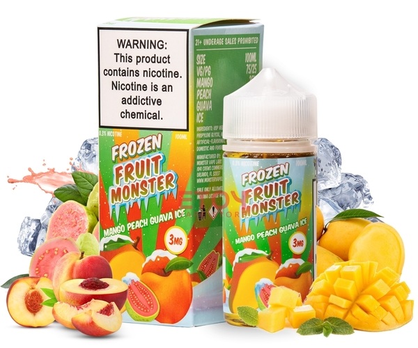 Безникотинова течност - Jam Monster - Mango Peach Guava 120ml