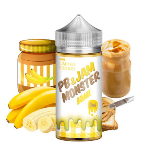 Безникотинова течност - Jam Monster - Banana 120ml
