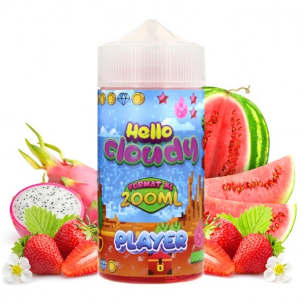 Безникотинова течност Hello Cloudy - Player 200ml