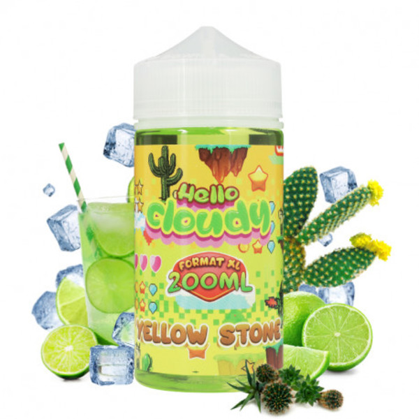 Безникотинова течност Hello Cloudy - Yellow Stone 200ml