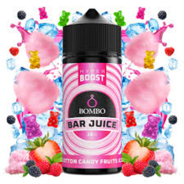 Bombo Bar Juice Hyper Boost - Cotton Candy,Fruits Ice